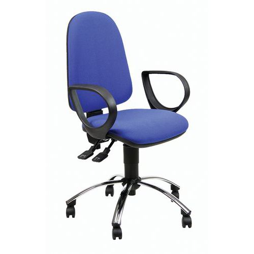 Sedia operativa JUC/EB 106x62x46 Blu,