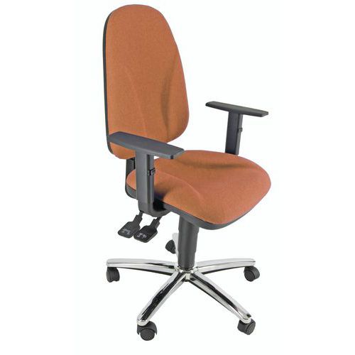 Sedia operativa TMSYC/SA 108x60x45 Arancio,