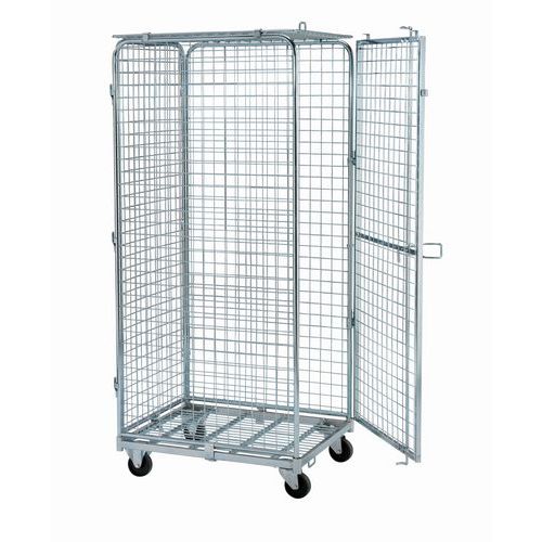 Roll-container di sicurezza 400 kg 720 x 830 mm,