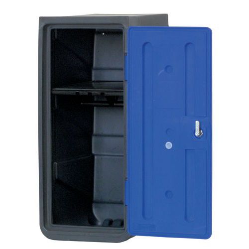 Armadietto in plastica Grigio/blu,