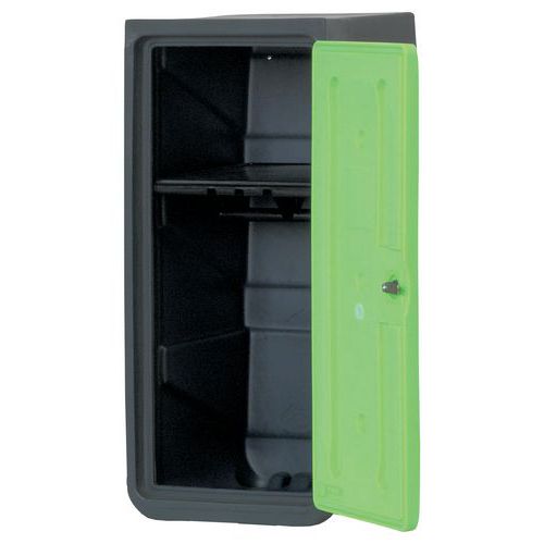 Armadietto in plastica Grigio/verde,