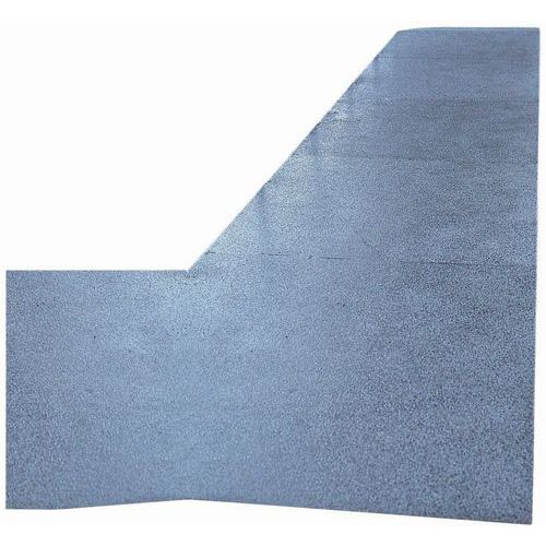 Lamiera piena in acciaio galvanizzato 1000x2000 mm - Spess. 2 mm - Antiscivolo,