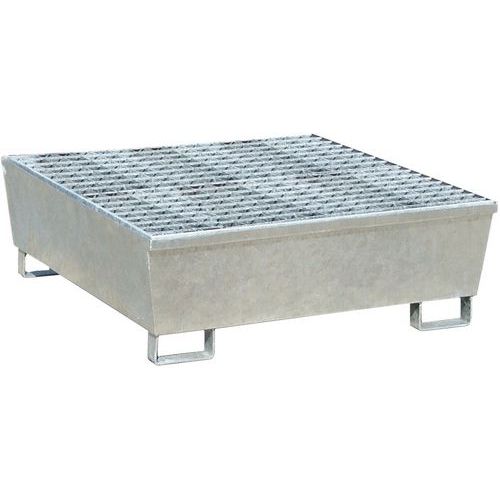 Vasca di ritenzione conica 4 fusti - Galvanizzata,