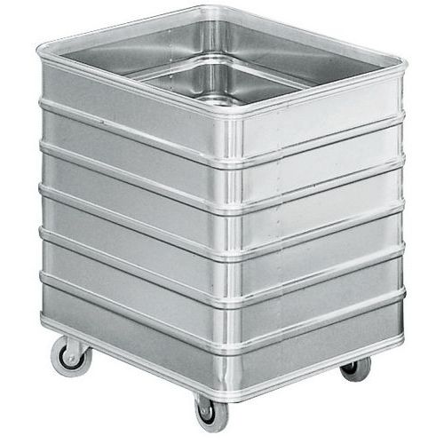 Carrello Con Sponde In Alluminio H Tot:945,