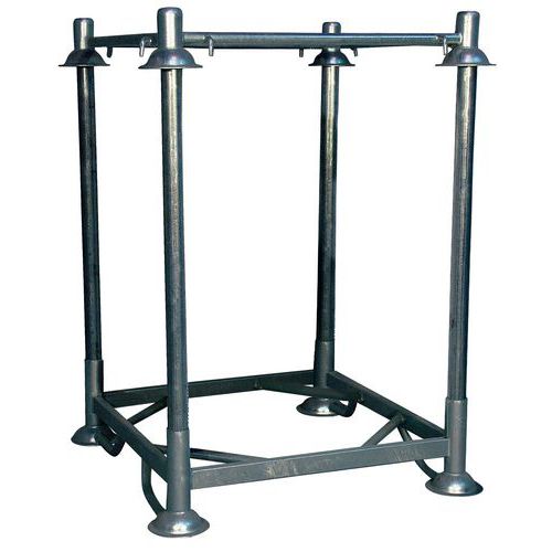 Supporto per sacchi per calcinacci 112,5x112,5 cm,