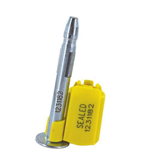 Sigilli Per Contenitori mat.:Polistirene Colore:Giallo,