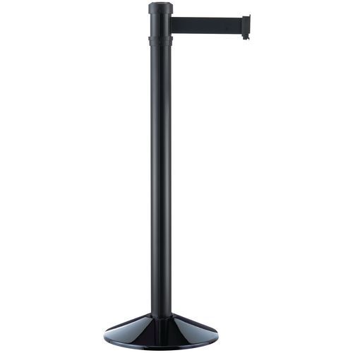 Paletto nero con nastro Nero alluminio,