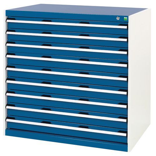 Armadio Da Officina A Più Cassetti H:9 X 10 Prof: 75 cm,