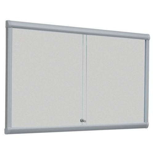 Bacheca per interni 24 fogli con fondo in lamiera,