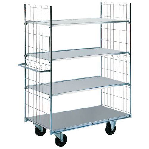 Carrello A 4 Ripiani Portata 300Kg 1790X650X1690Mm,