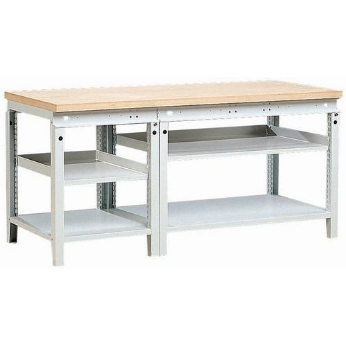 Banco L=1750Mm 2 Ripiani + Piano Multistrato,