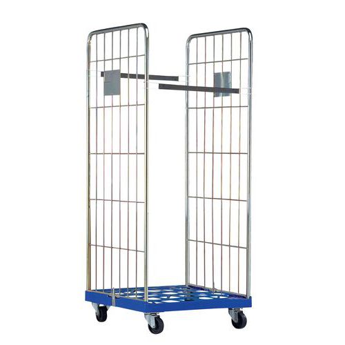 Roll container H=1800Mm, Base In Plastic Base Plastique,