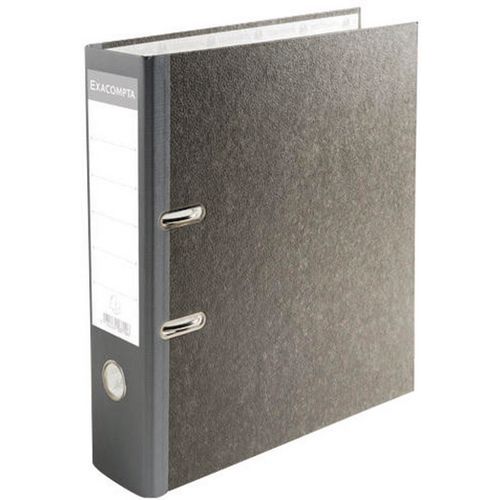 Raccoglitore Prem'Touch marmorizzato dorso 70 mm grigio,