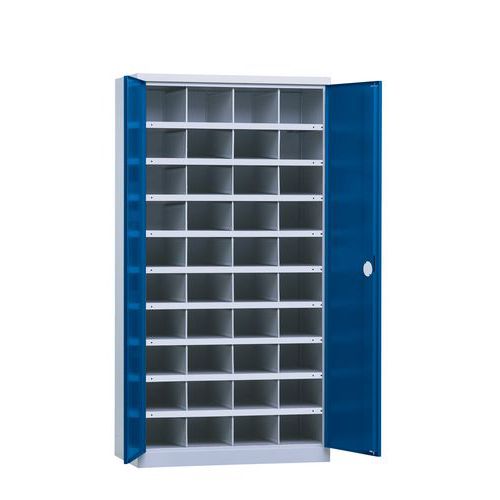 Armadio Per Officina Blu Hxp=1950X440Mm, 40 Scomparti,