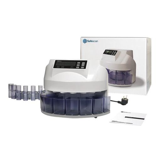 Contatore/separatore monete 355 x 330 x 266 mm grigio,