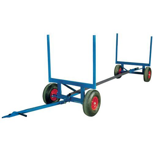 carrello grandi lunghezze telescopico xH640mm,