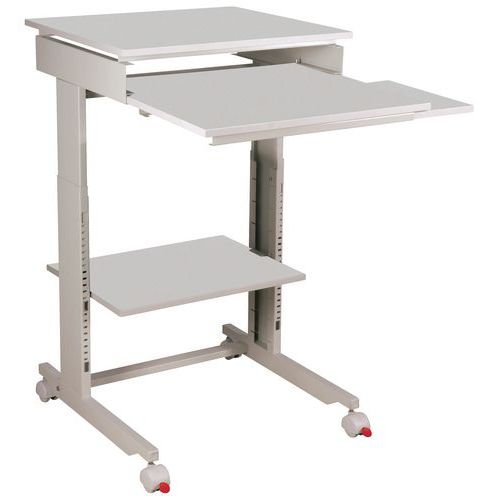 Postazione Informatica L60 Grigio 90 X 60 X 80,