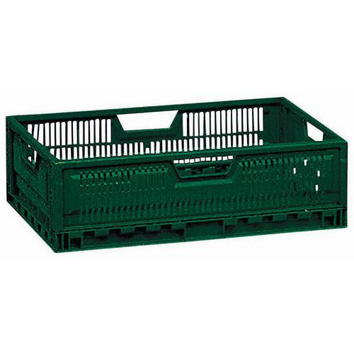 Contenit.Pieghevole 36L Verde Dim 600X400X190 mm,