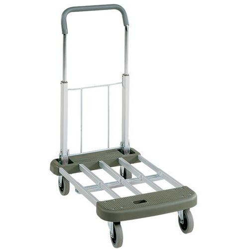 Carrello pieghevole in alluminio Peso: 8,5 kg Largh. tot.: 730 mm,
