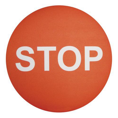 Segnaletica diametro 430 mm. STOP,