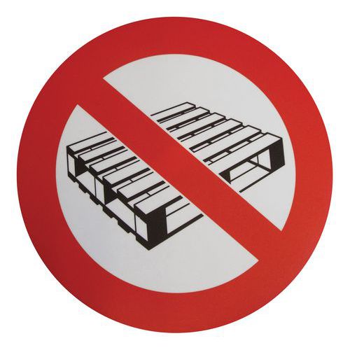 Segnaletica diametro 430 mm. No Pallets.,