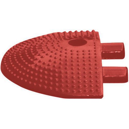 Estremità per rallentatore 10 km/h - 20 T rosso e bianco,