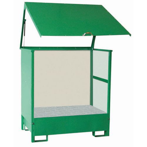 Contenitore 220 L 2 fusti lamiera 1360x856x1433,