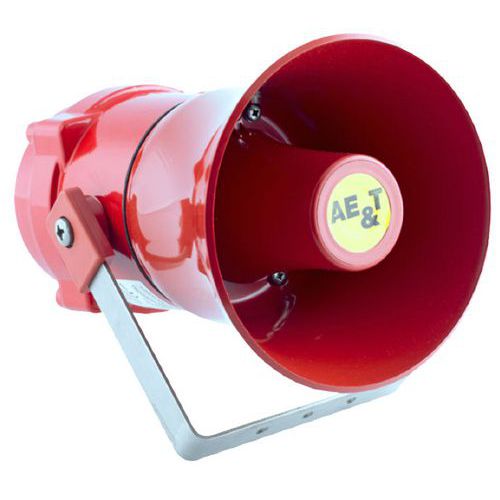 Sirena elettronica ATEX 117dB 24Vcc 265mA 32 suoni IP66 IP67,