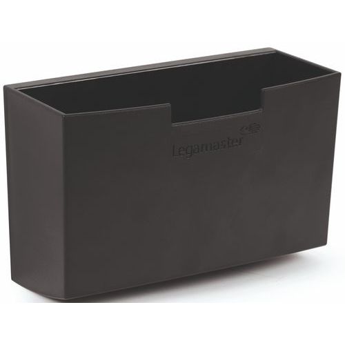 Porta-accessori nero per lavagne in vetro,