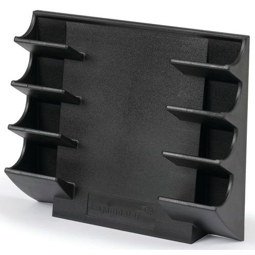 Porta pennarelli nero per lavagne in vetro,