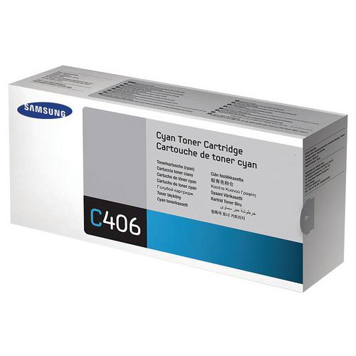 Toner - CLTx406S - Ciano - 1000 pagine - Samsung,