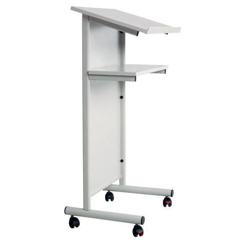 Leggio Nomade colore:Grigio chiaro H Tot.le:117 cm,