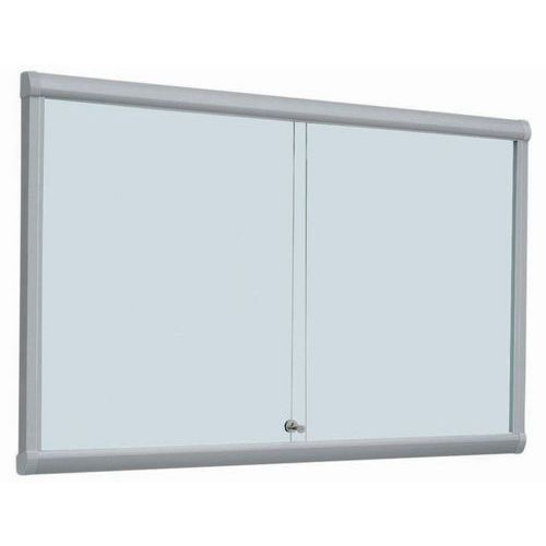 Bacheca per interni 21 fogli con fondo in lamiera,