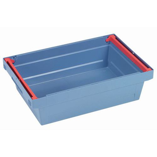 Contenitore 29L Impilabile Polipropilene Blu,
