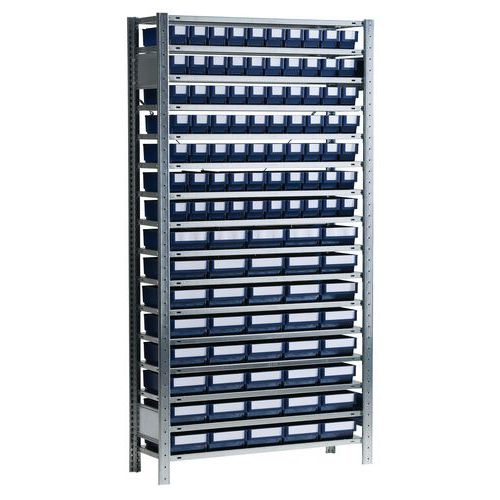 Scaffalatura Con Cassettiere 40/blu/5.3 L/70/blu/3 L,