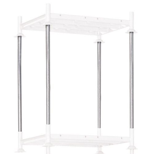 Montante a tubo in acciaio zincato Alt. 1050 mm,