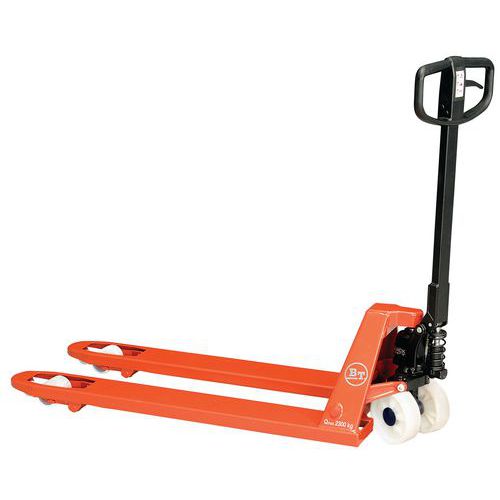 Transpallet manuale Toyota - Ruote in nylon - Portata 2300 kg,