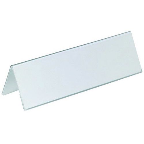 Cavalletto porta-nome da tavolo in PVC 105x297 mm,