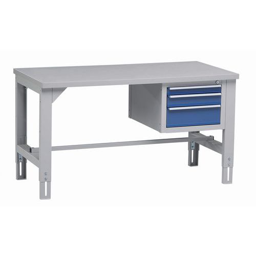 Postaz.Montaggio Ripiano Strat ificato Larg200 0 3 Cassetti,