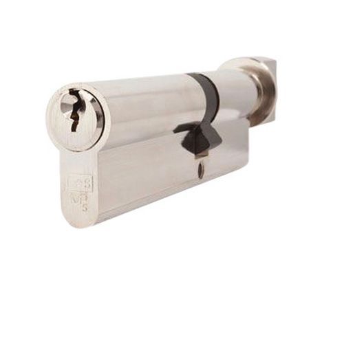 Cilindro universale europeo a pulsante 30x30mm in nichel,