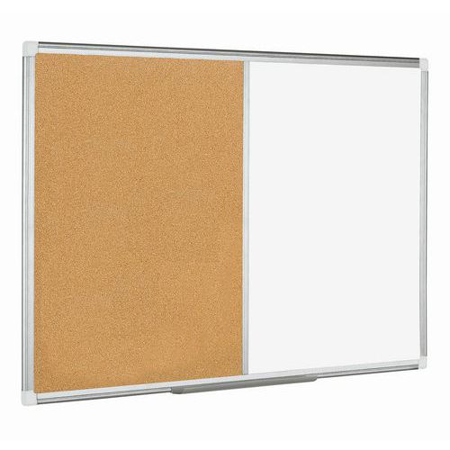 Lavagna Mista Smalto e Sugher ocornice in Allu 90X120cm,