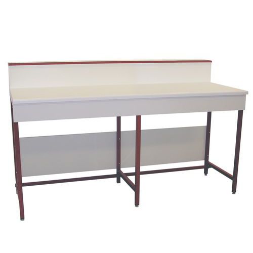 BANCO DA LAVORO NO RUB. LXP=1500X900 MM PIANO LAMIN+ALZ RIP,