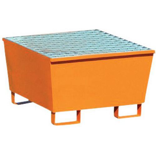 Vasca di ritenzione conica 1 fusto - Acciaio verniciato,