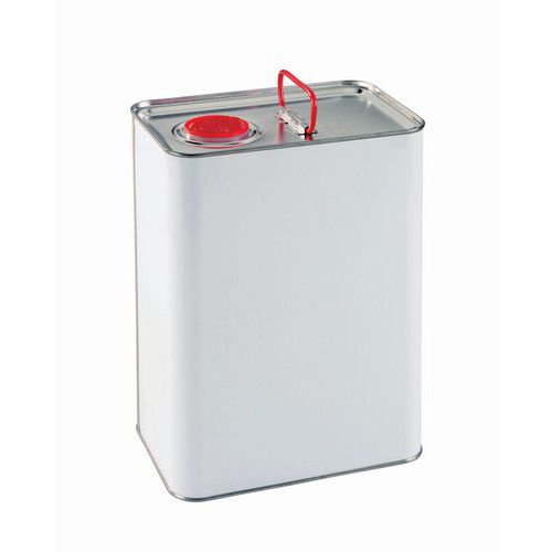 Bidone rettangolare in latta esterno 5000 ml,