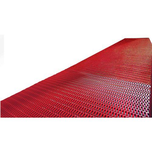 Griglia eco morbida in PVC rosso 60 cm x 10 m,
