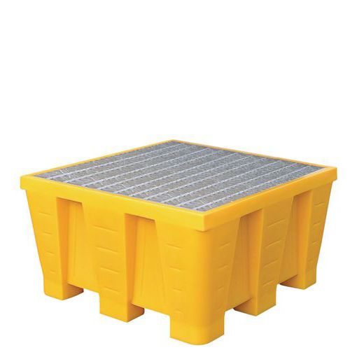 Pallet Di Ritenzione 4 Fusti 880 LGalvanizzato,