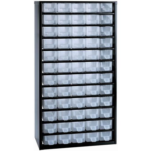 Cassettiera Metallica 60 Casse 56 X 31 X 15,5 cm,