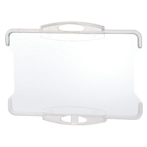 Portabadge aperto per 2 tessere 54 x 85 mm,