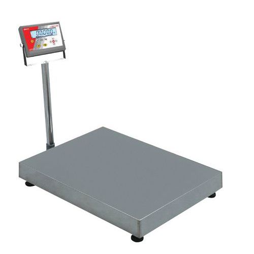 Bilancia a colonna 800x900 600kg/200g con indicatore,