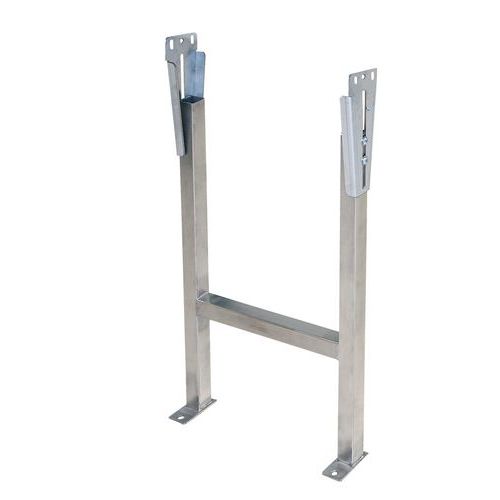 Doppi piedi per trasportatore a gravità a rulli - Larghezza 250 mm ,